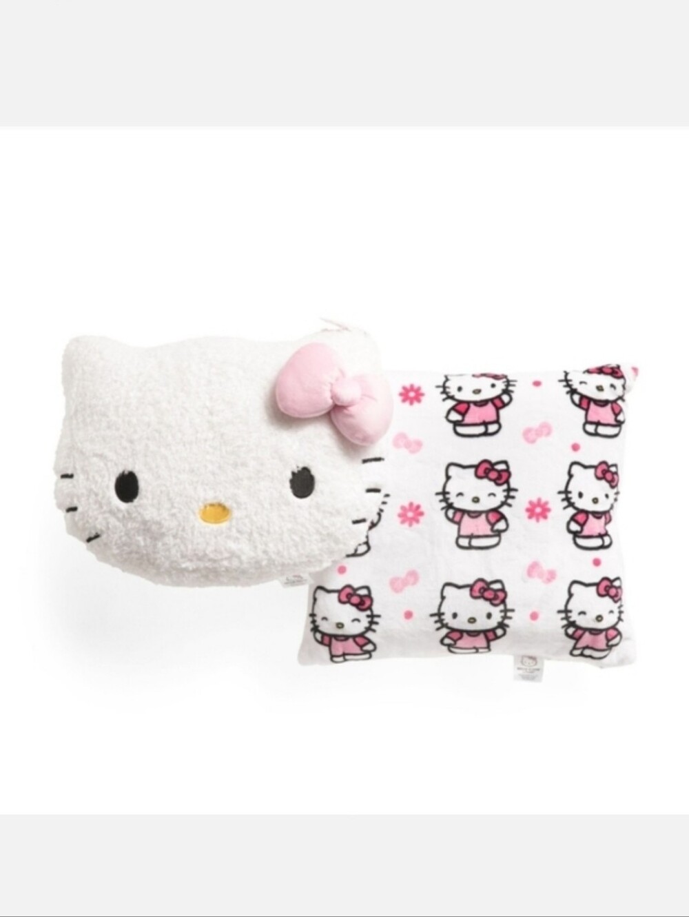 💕Hello Kitty 2 Large Throw Pillows Kids Gift Set $40 NWT #2
